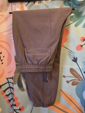 Nine West Women's Taupe Pull-On Jogger Pants